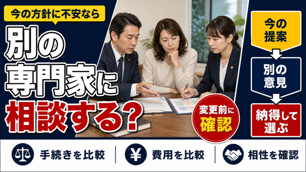 セカンドオピニオンで債務整理を相談するメリットと注意点｜専門家を比較するポイント